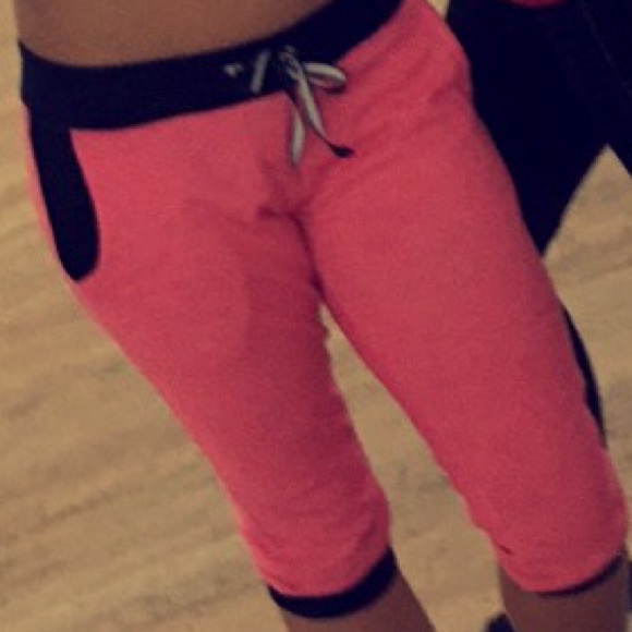 Pink and Black Joggers