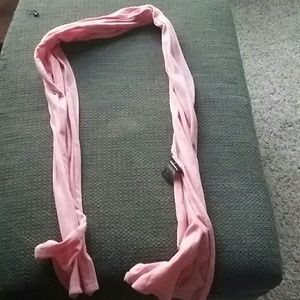 Pink scarf