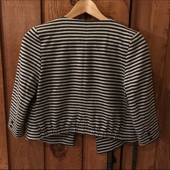 Soft Jersey Knit Striped Blazer - Picture 2 of 3