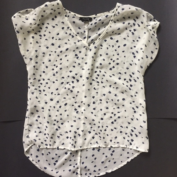 Heart Shaped Polka Dot Blouse