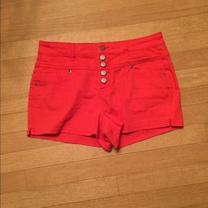 High waisted shorts