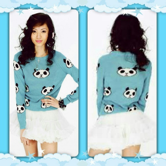 Wildfox Sweaters - Wildfox Couture Panda Head BBJ
