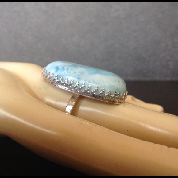 Jewelry - ‼️clearance ‼️Larimar Sterling Silver .925 Ring