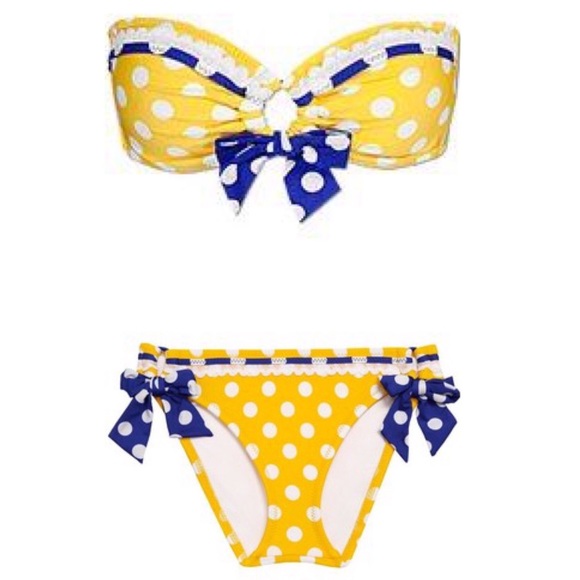 Betsy Johnson Let's Polka Bikini