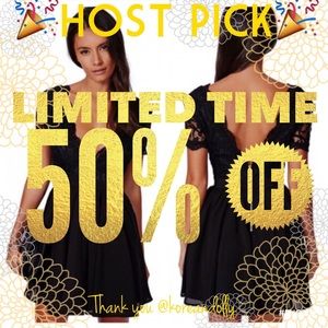 🚺Sexy Fit & Flare V-neck Dress w/ Lace