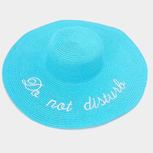 Do not disturb sun hat