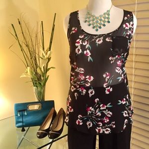 Floral Chiffon Blouse