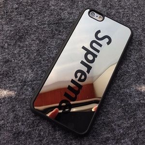 supreme mirror phone case