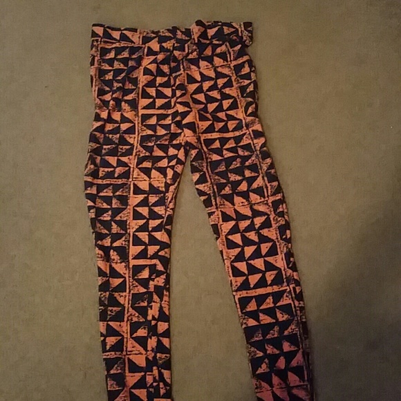 Retro Print Leggings