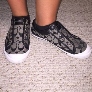 Coach slip ons