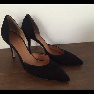 VINCE Black Suede d'Orsay Pumps - Never Worn