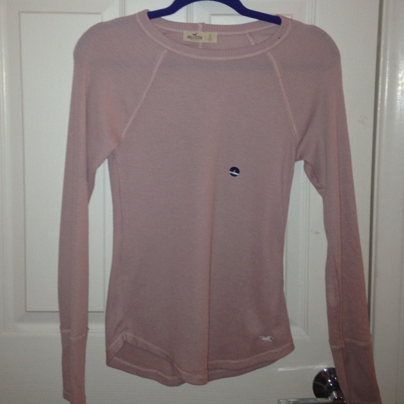 Hollister pink long sleeve!!