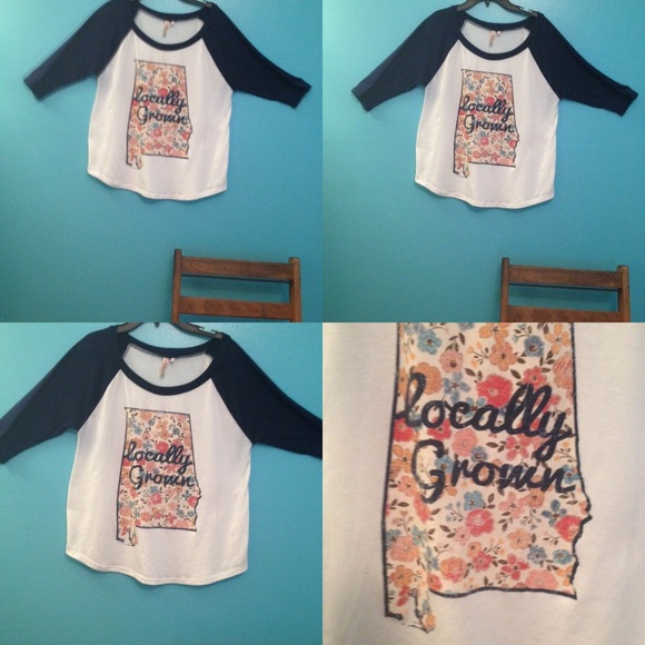 Graphic Baseball Style Tee