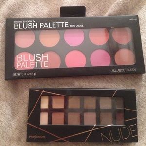 ✖️Sold - Blush & eyeshadow palette bundle!