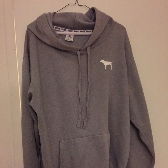 Gray PINK Victoria's Secret Sweatshirt