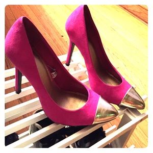 Cute hot pink heels