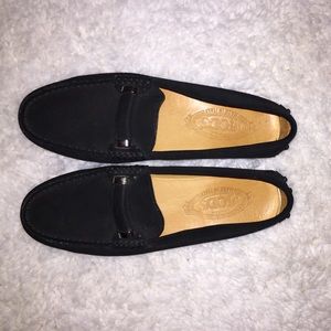 Tod's Black Loafers