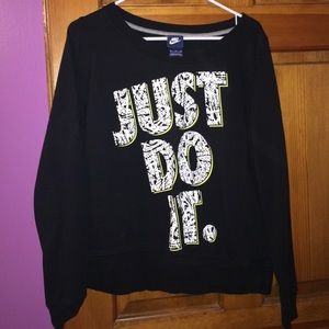 just do it Crew sweatshirt