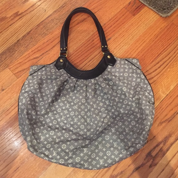 SOLD Louis Vuitton hobo denim bag. Authentic - Picture 1 of 4
