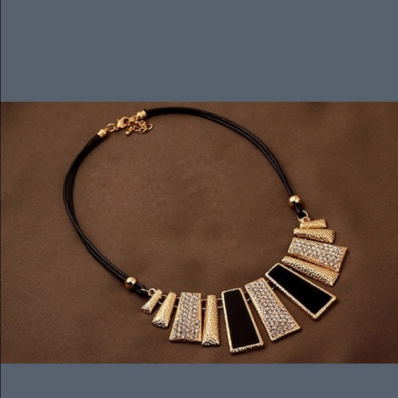 Black/Gold necklace