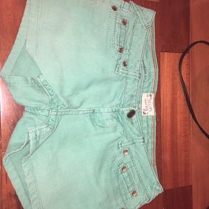 Turquoise Shorts