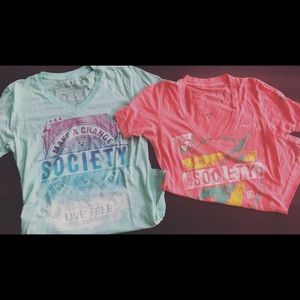 Society tees from buckle