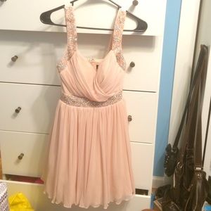 Macy's Light Pink Semi Formal Dress