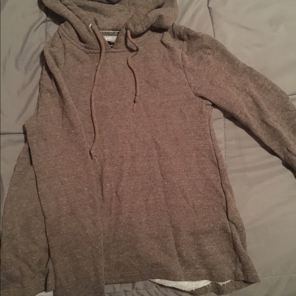 Brown, warm hoodie.