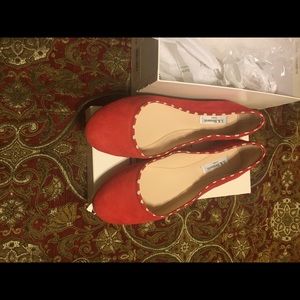 Coral Suede LK Bennett Loafers