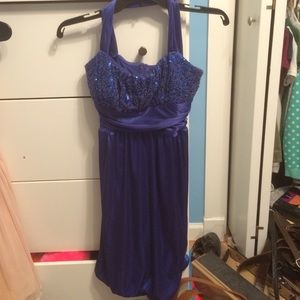 Dark Blue Semi Formal Dress Size 5