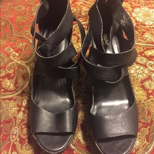 Black Platform Sandals