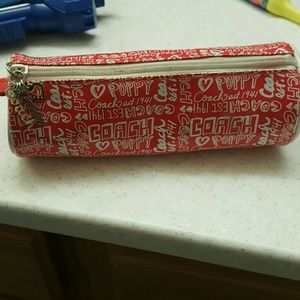 Coach makeup bag