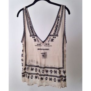 Urban Outfitters : Piper Deep-V Tank Top