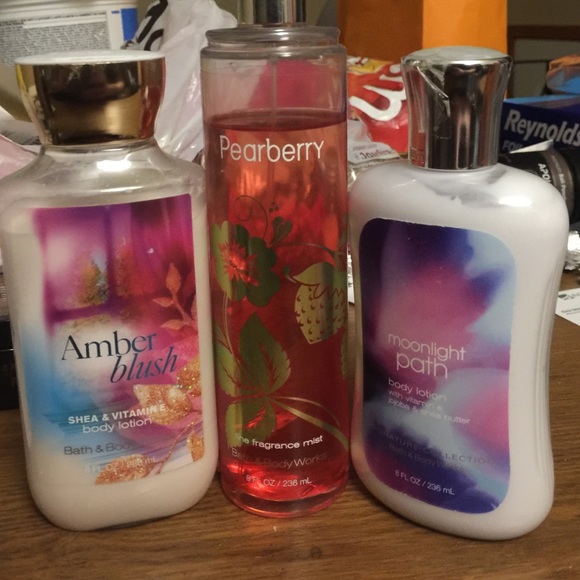 BBW lotions and spray trio