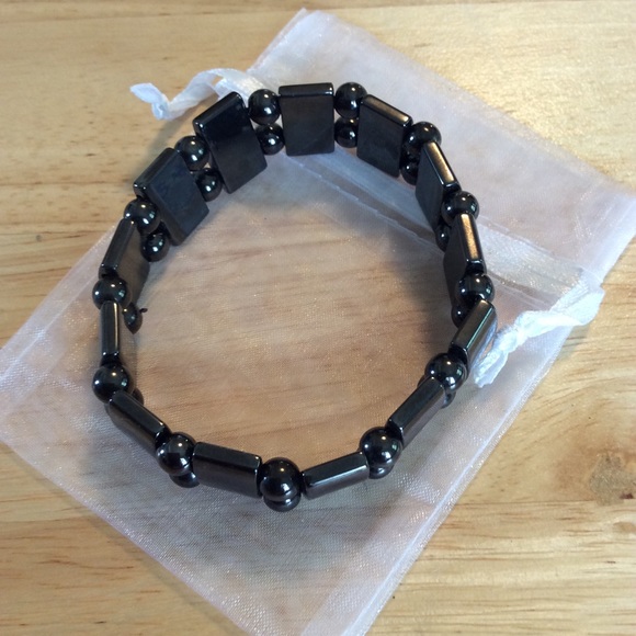 HEMATITE HEALTH STRETCH BRACELET OR ANKLET