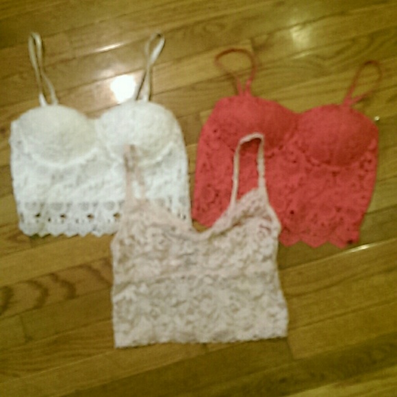 Pinks bralette bundle!!