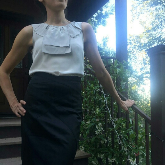 Silk Blouse by British Designer - Picture 2 of 2