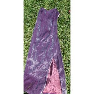 A.B.S Allen Schwartz Evening Metallic Dress Size 4