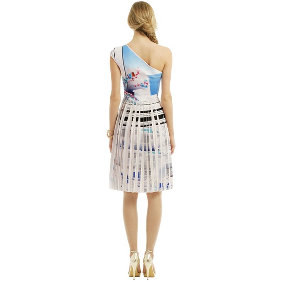 ✨SOLD✨ new | Clover Canyon One Shoulder Dress M - Picture 2 of 4