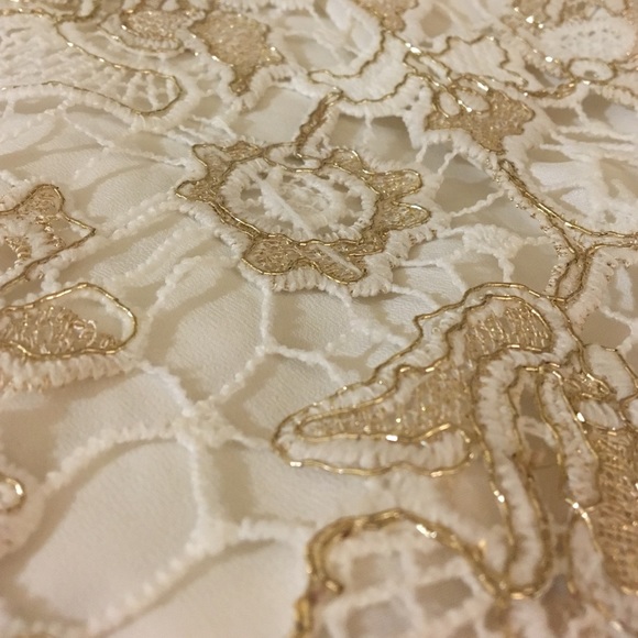 Gold/white lace dress from Forever21 - Picture 2 of 4