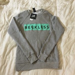 NEW with tags! gray/mint sweater from Y&R