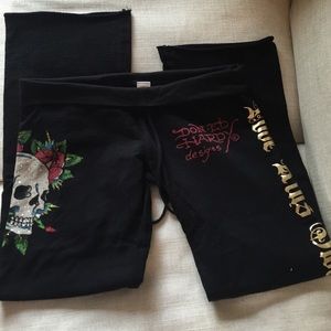 Ed Hardy pants
Pants with fold over waist KSH