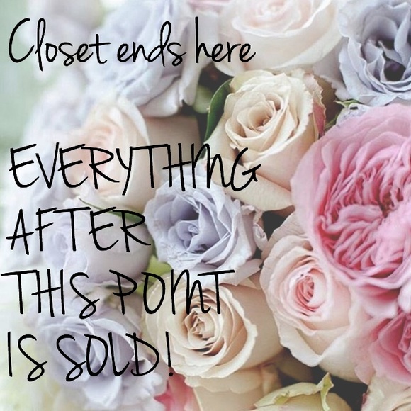 •Thank you for visiting my closet •