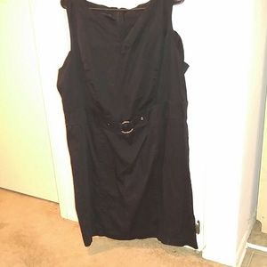Black knee length dress