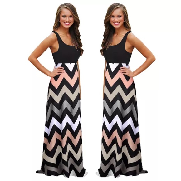 The Greta Garbo chevron dress - Picture 2 of 3