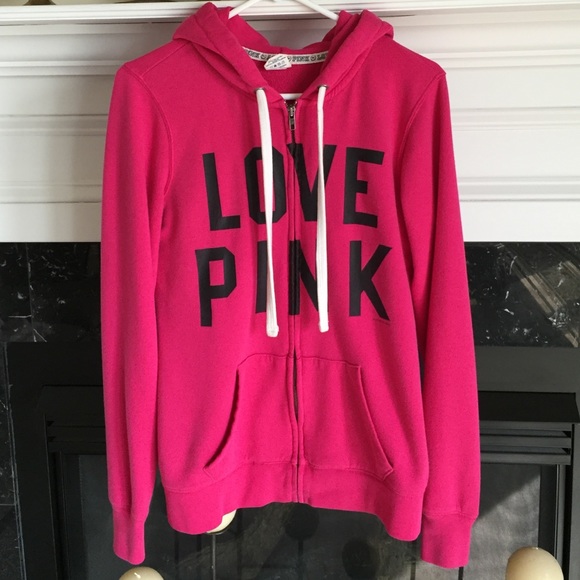 PINK Victoria's Secret Tops - Boyfriend Pink Hoodie💞
