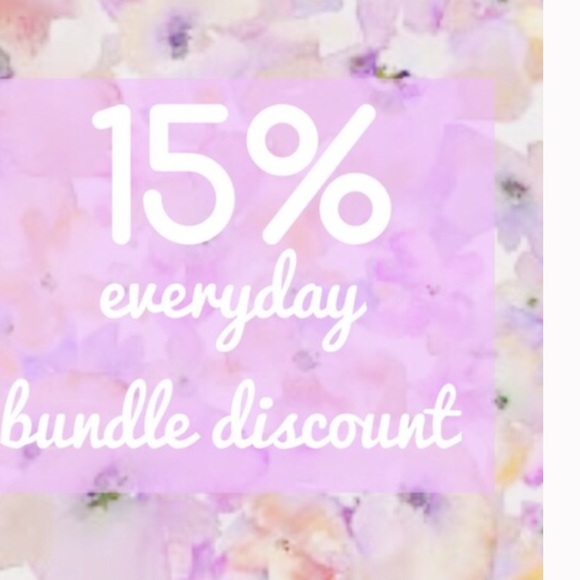15% off 2 or more items!!
