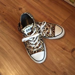 Rare Cheetah print converse!
