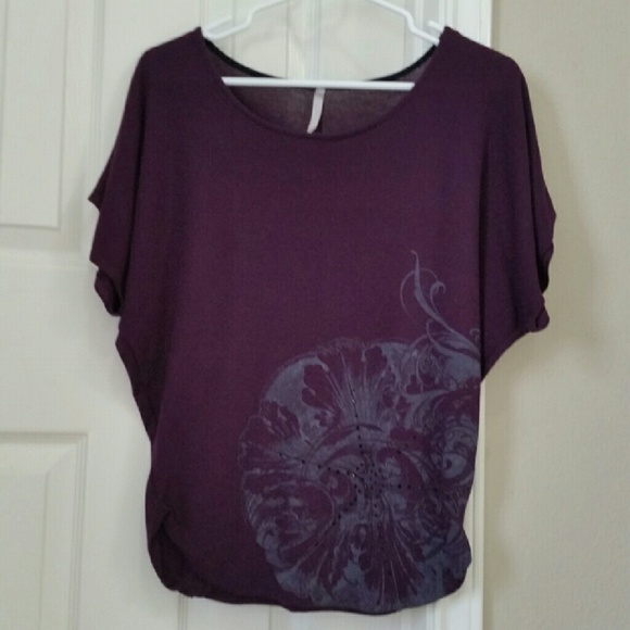 Purple dolman top - Picture 1 of 2