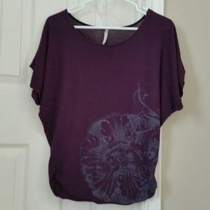 Purple dolman top
